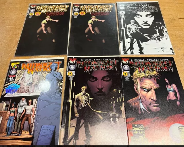 Top Cow Image Comics: Midnight Nation rare lot of 6 comic books