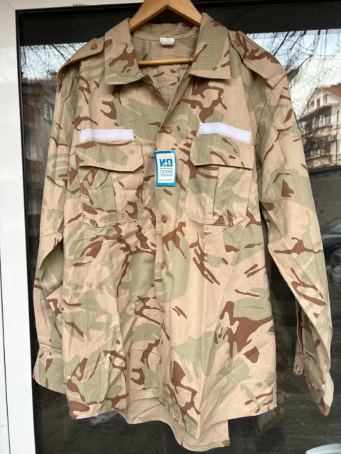 Bulgarian Army desert pattern "SAHARA" camouflage Coat Shirt 2XL sz.