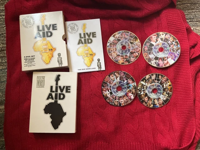 LIVE AID : July 13 1985 Wembley Philadelphia - Rare - DVD