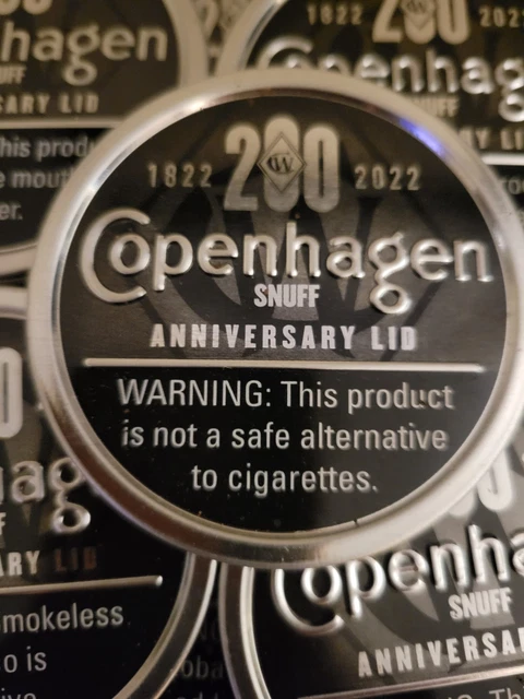 Copenhagen Snuff Lid FOR SALE!