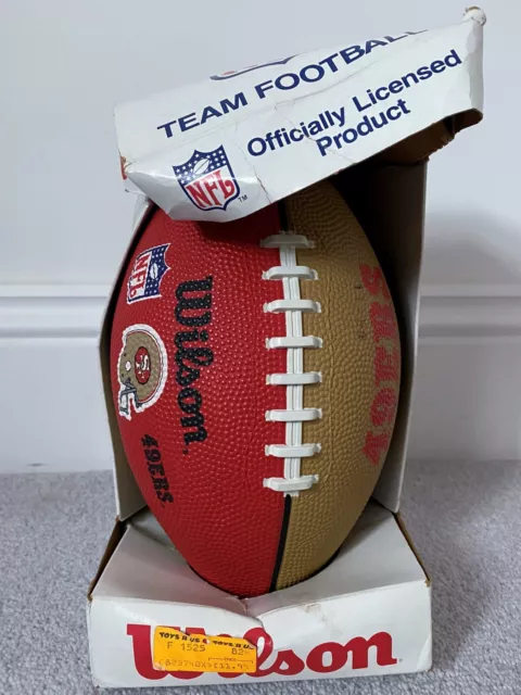 WILSON San Francisco 49ers NFL junior american football Vintage 1990s 3