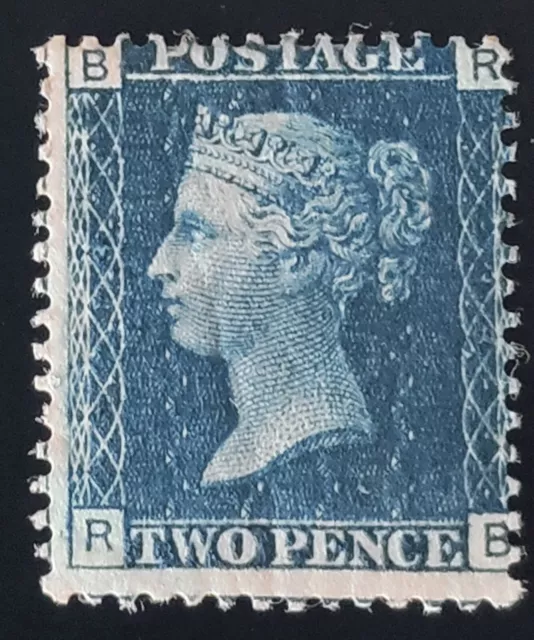 GB. QV 1869. SG 47 MINT 2d Deep Blue (BR) plate 13. Rich colours. Super stamp!