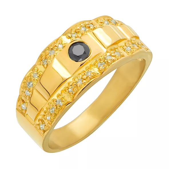 Herrenring aus Gold Siegelring Goldring Ring Handarbeit Männerring Ringe
