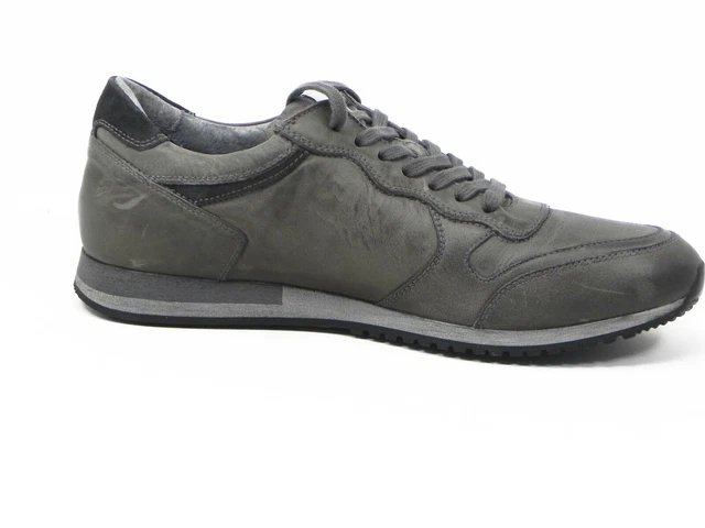 NEROGIARDINI SCARPA UOMO A503711U 120 grigio cemento sneakers
