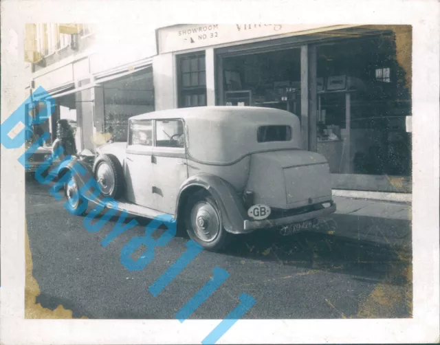 1930's Rolls Royce 20/25 Cabriolet   Car dealers Stock Photo 4 x 3.5 inches