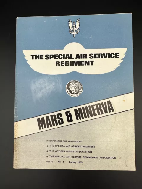 SAS Special Air Service Journal Mars and Minerva, Spring 1985