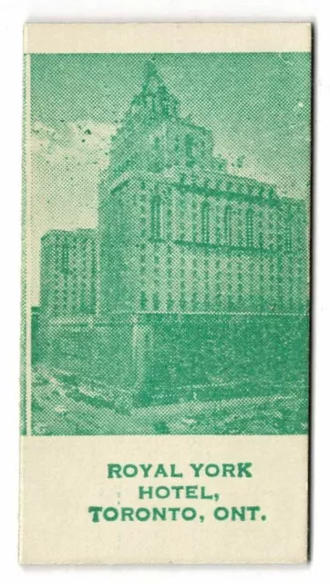 Royal York Hotel, Toronto, Ontario CAN Rhodes Mfg. Co. Fortune Teller Card