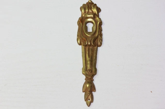 Lot De 4 Entrées De Serrure Et Poignées De Meuble En Bronze - Style Art Nouveau