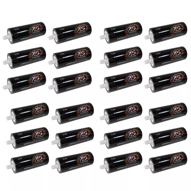 XS Power 24 Pack of 40 AH Lithium Battery Cells 2.3v Lithium Titanate Oxide