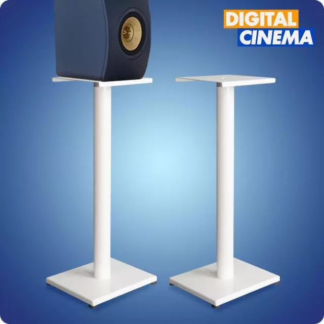 Premium Quality 740 mm Hi-Fi Speaker Stands with Modern Design - White