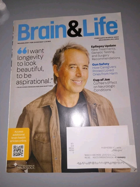 Brain Life Magazine February March 2024 Dan Buettner Epilepsy Label Brain Life Magazine February March 2024 Dan Buettner Epilepsy Label