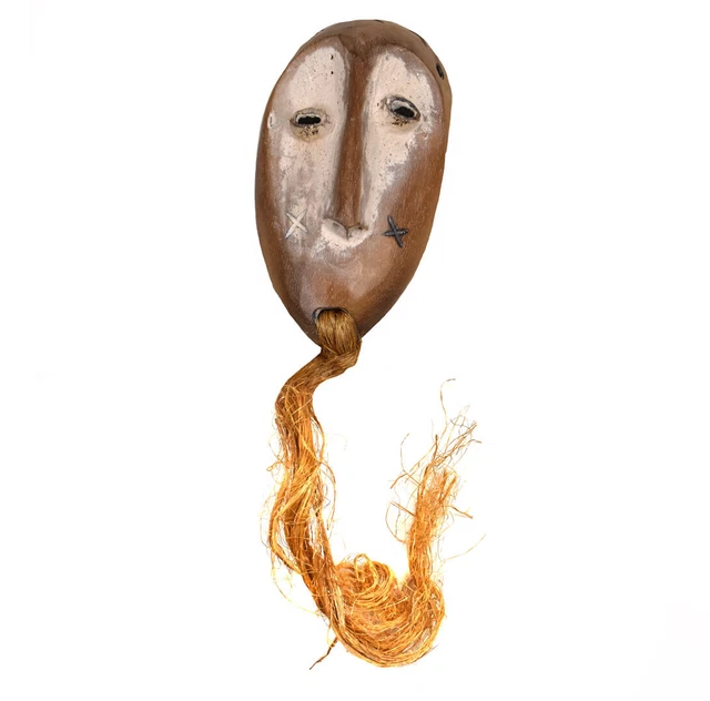 Lega Passport Mask Beard Congo African Art