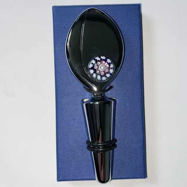 Wine Bottle Stopper Crafted In Caithness Glass