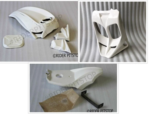 Kit Carénage Airbox En Fibre De Verre Pour Harley V-Rod Muscle - Noir/Blanc/Primaire - Sur Mesure