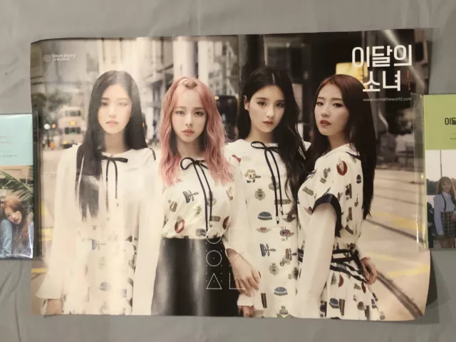 [VENDEUR AMÉRICAIN] Loona 1/3 LOVE AND LIVE NORMAL Affiche mensuelle fille AVANT DEBUT OOP