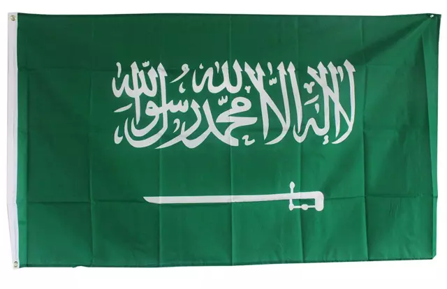 Saudi-Arabien  Flagge / Fahne / Flaggen Fahnen Hissflagge  90 x150 cm mit 2 Ösen