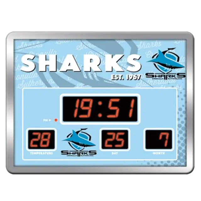 Cronulla Sharks LED Scoreboard Clock