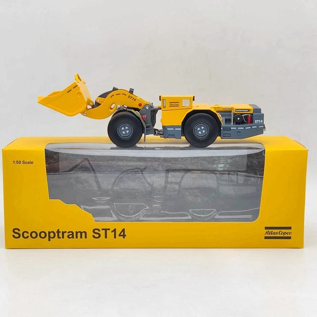 1/50 Atlas Copco Scooptram ST14 Underground Loader Truck Model DieCast