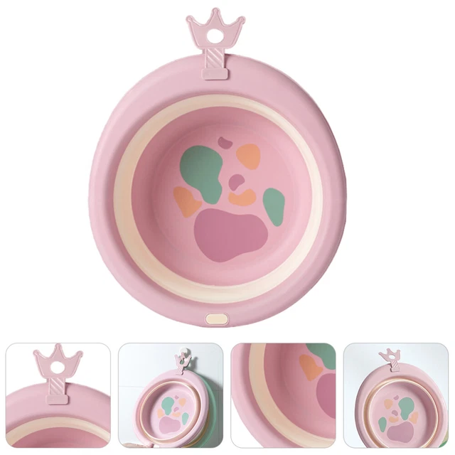 Lavabo portátil para bebé adorable cara de bebé bañera práctico