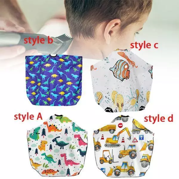 Kids Barber Cape Cute Salon Hair Cutting Cape for Stylist