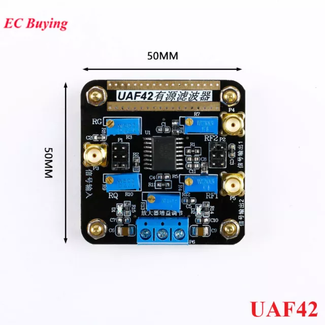 UAF42 High/Low Pass Band Universal Adjustable Filter Active Bandpass Filtering 3