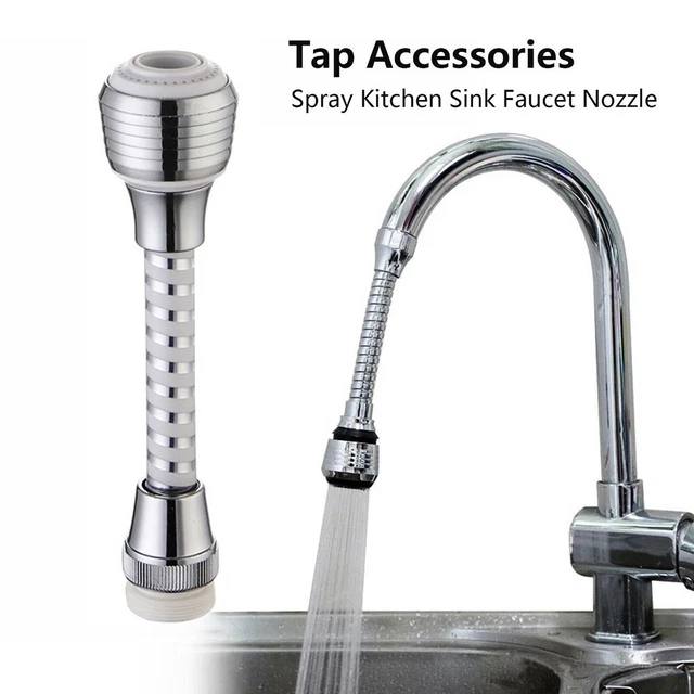 PVC Nuevo Grifo Ahorro de Agua Baño Extensor Tubo Cocina Flexible