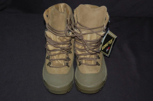 Bottes De Combat Belleville MCB 950 Homme - Taille 8W Large, Gore-Tex, Semelle Vibram (Très Bon État)