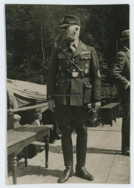 Orig. Foto Reiter Offizier 1.WK Veteran Obstlt. Fritz Lauffer m. Gallipoli Orden