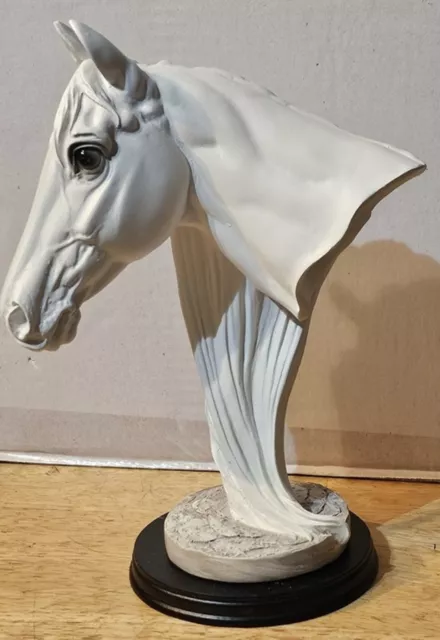 White Horse Farm Animal Figurine Statue