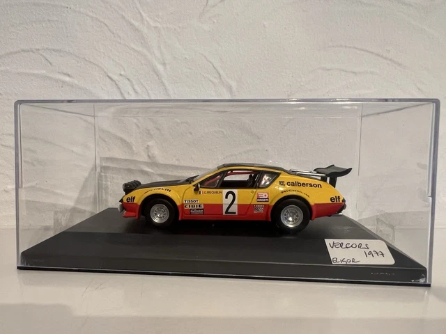 Miniature Alpine A310 Gr.5 - Ronde Giraglia 1977 - Fréquelin/Delaval - Mini Racing 1/43