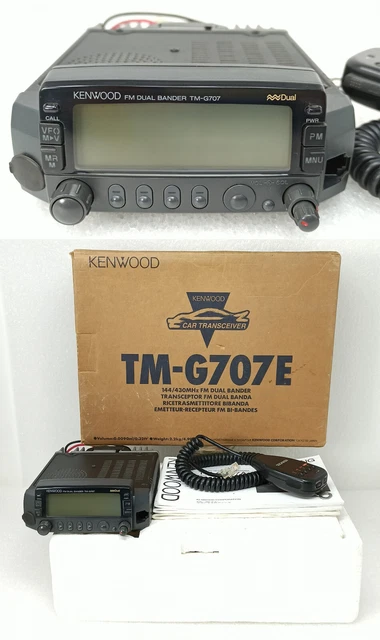 Kenwood TM-G707E ricetrasmettitore mobile radio prosciutto dual band VHF UHF