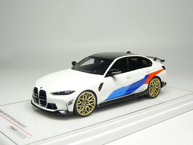 BMW M3 Competition G80 Blanche - Miniature 1/43 TrueScale Miniatures TSM430558
