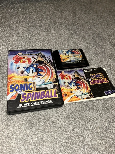 SEGA MEGA DRIVE Sonic The Hedgehog: Spinball Complete Box And Manual ...