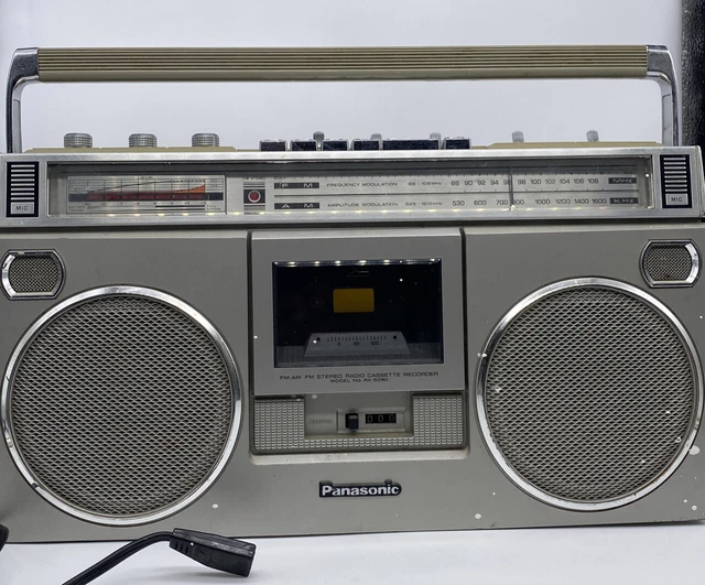 VINTAGE PANASONIC RX5090 Cassette AM/FM Portable Radio BoomBox READ