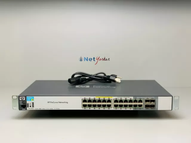 HP ProCurve J9299A 2520G-24-PoE 24 Port PoE Gigabit Switch - Same Day Shipping