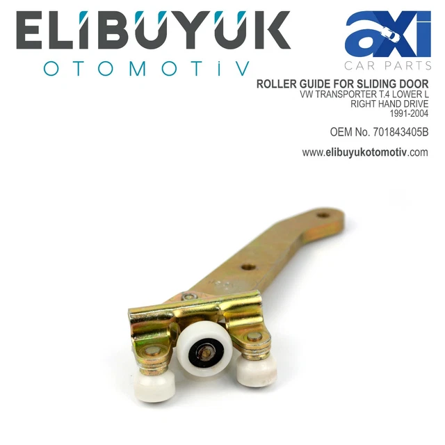 VW TRANSPORTER T4 Roller Sliding Door Roller Guide Left Lower