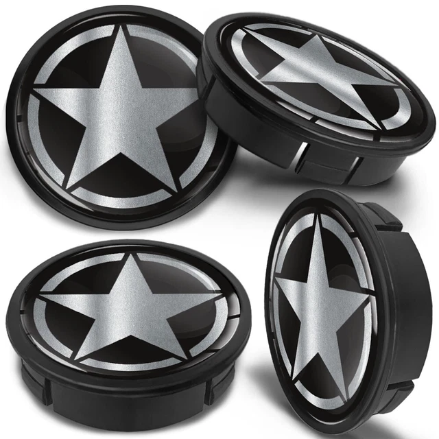 URAQT Cache Moyeux, 4pcs Universel Centre De Jante Capuchons Pour 60mm, Enjoliveurs Centre De Roue De Voiture, Cache Jante Pour Accessoires Voitures, Couleur PlaquéE (OD 60mm ID 56mm