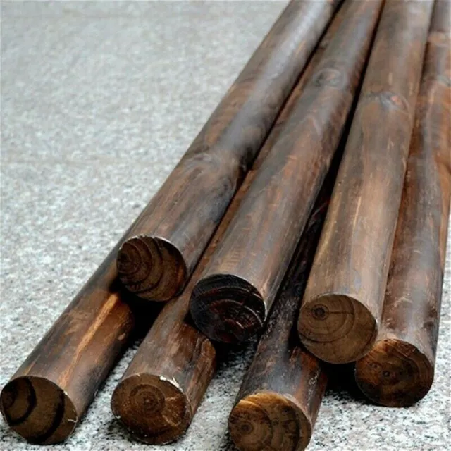 DIY 50pcs Round wooden sticks for crafts 3mm diameter 30cm length Woodwork