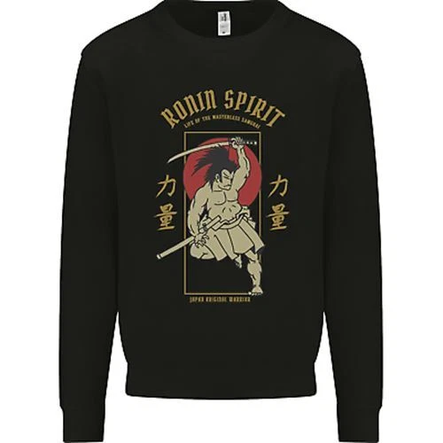 Ronin Spirit Samurai Japan Japanese Kids Sweatshirt Jumper