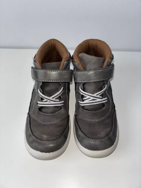 Stride Rite 360 Toddler Boys Sean High Top Casual Sneakers Asphalt Gray Size 11M