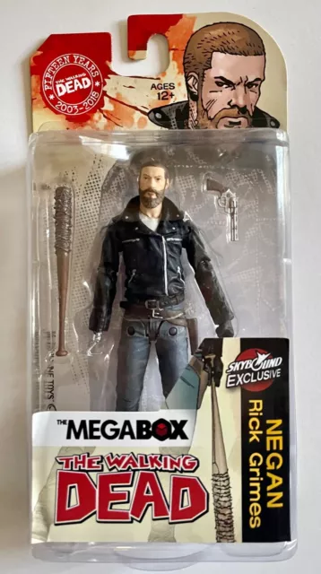New McFarlane Skybound Megabox Walking Dead NEGAN RICK GRIMES Clean 5" Figure