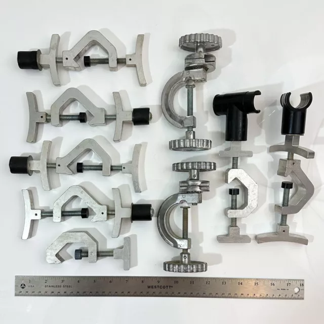 Assorted Photo Light Stand Clamps/Brackets