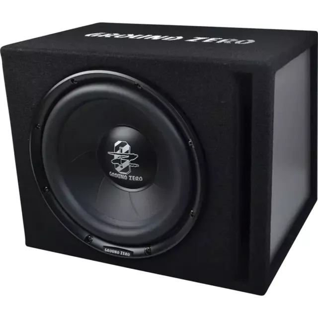 Ground Zero GZIB30BR 30cm 12" Bassreflex Subwoofer Kiste Auto KFZ Kofferraum