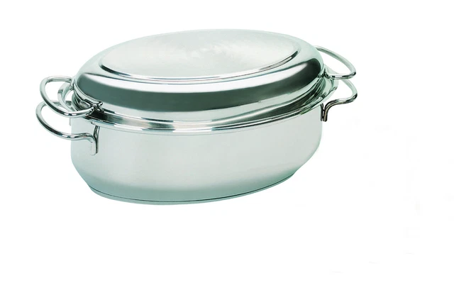 Edelstahl Bräter 41cm Induktion Gänse- Multibräter Top Preis