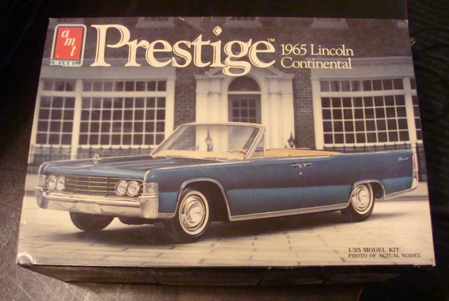 AMT PRESTIGE 1965 Lincoln Continental Model Kit 1/25 Factory