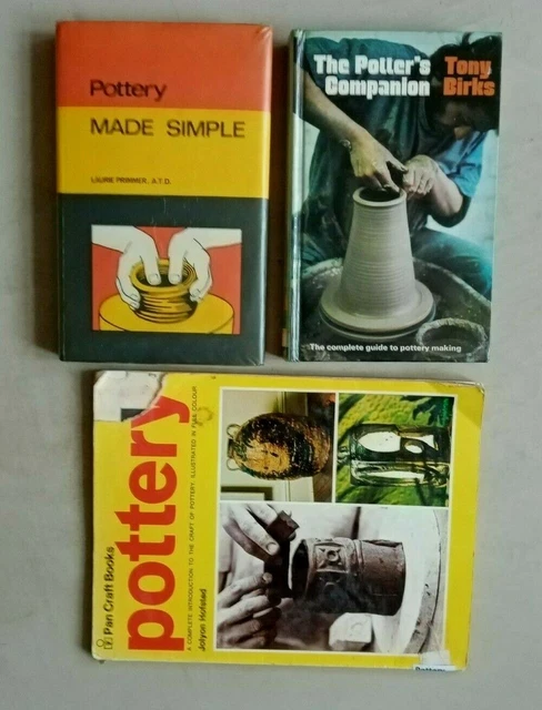 3 X Libros De Cerámica Cerámica Hecha Simple - El Compañero Del Alfarero - Cerámica - Joblot
