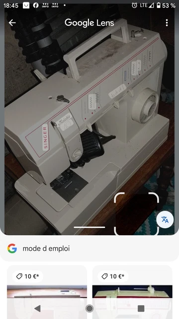 machine a coudre jouet Singer modèle 67B13 avec mallette de