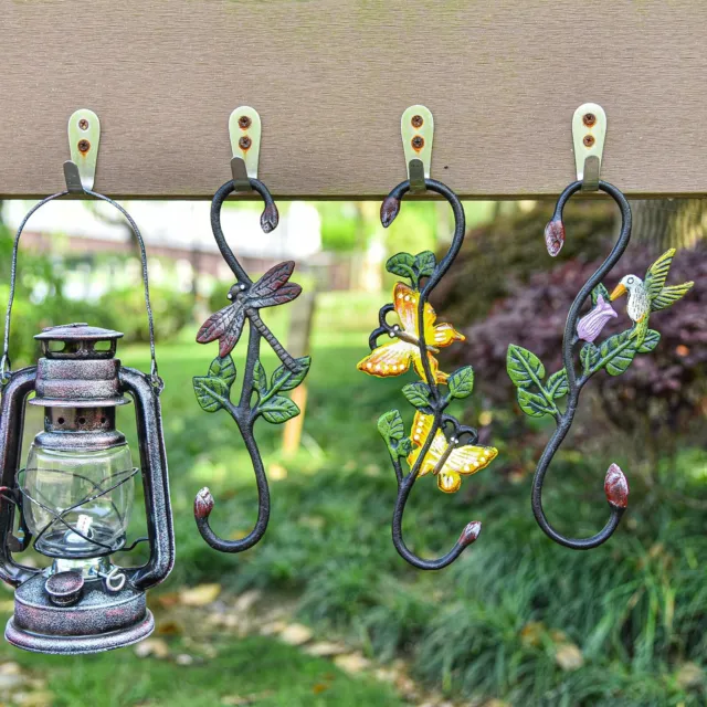 Sungmor Cast Iron S Hooks Unique Garden Plant Hanger for Home Decorative Hanging