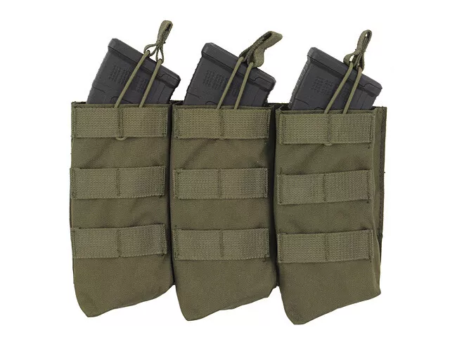 Molle AK Magazin Pouch Oliv Tactical 7.62 Mag Pouch Triple Mag Airsoft