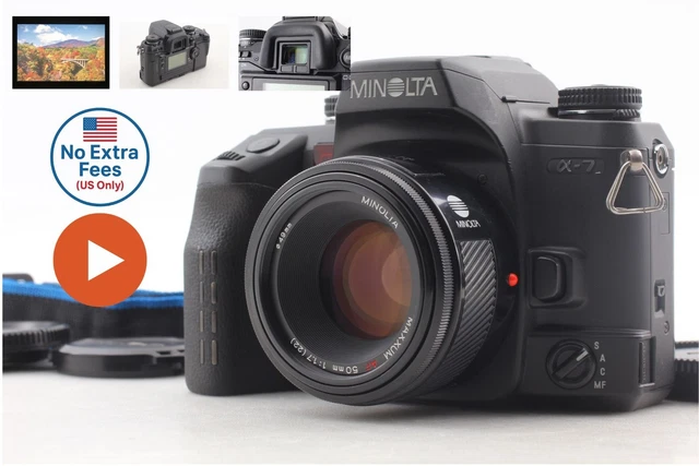 Appareil Photo Minolta Dynax 40 Avec 2 Objectifs, Sacoche Et Notice - état Parfait